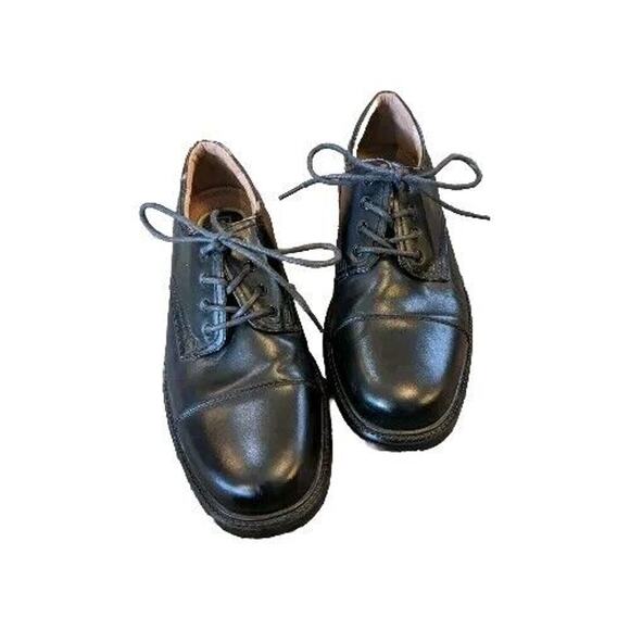 Merona Other - Merona Black Oxford Leather Shoes Size 9 Lace‎ Up